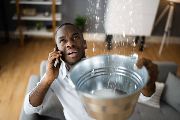 Water damage restoration process in PA